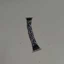 Wearlizer Stretchy Braided Band Compatible with Apple Watch Bands Women 38/40/41/42mm  Slim Elastic Solo Loop Strap Woven for iWatch Series (Series 11 10) XS (Black)