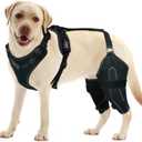 Dog Knee Brace for Torn ACL/CCL Hind Leg,Adjustable Support with Sufficient Wrapping and Support & Luxating Patella, Non-Slip Joint Brace,Pain Relief & Better Recovery-Both Leg/XL