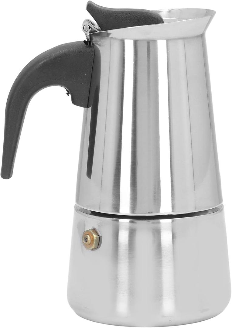 Experience Authentic Espresso at Home with the Milano Moka Pot Stovetop Coffee Maker and espresso maker percolator(2 cup)