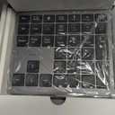 Nulea Wireless Number Pad Bluetooth 5.0 & 2.4G Portable Numeric Keyboard, USB-C Rechargeable, 34-Keys Bluetooth Keyboard for Data Entry, Compatible for Laptop, Mac, iMac, Tablet, PC Desktop