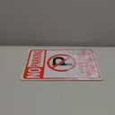 GicnKeuz Large No Parking Sign With Symbol, 14x10 Inches Violators Vehicles Will Be Towed Away Signs, Reflective Aluminum, Fade Resistant/Waterproof, Indoor or Outdoor Use (2-Pack)