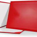 GraduationMall 8.5"x11" Smooth Padded Diploma Cover Certificate Holder Red, 1-Pack