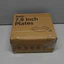 Sweese Porcelain 7.8 Inch Dessert Plates Set of 6 - White Salad Plates, Appetizer Plates, Small Plates - Dishwasher, Microwave, Oven Safe, Smooth Glaze, Scratch Resistant