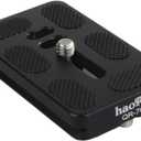 Haoge 70mm QR Quick Release Plate with D-Ring Screw Fits Arca-Swiss Standard for Tripod Ball Head Clamp Camera Lens
