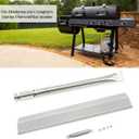 Grill Replacement Parts for Oklahoma Joe's Longhorn Combo 3-Burner Charcoal/Gas Smoker 15202029 12201767 14201767 Grill, 1767054 Heat Tent 1767017 Burner, Crossover Tube for Oklahoma Joe 15202029