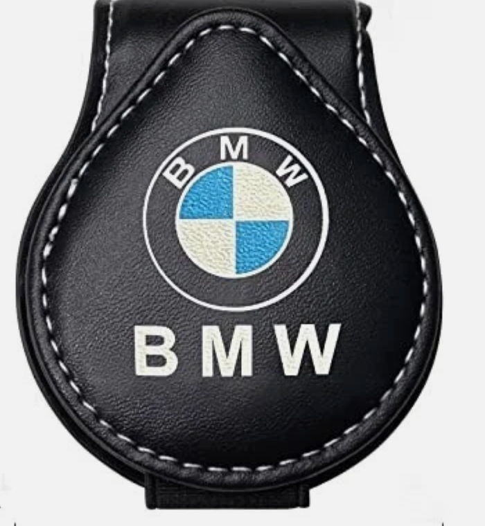 DSVI Car Sunglass Holder, Eyeglass Holder for BMW X1 X3 X7 X5 X6 1 3 5 6 Series Z4 7 M Series, Sunglass Hanger Mount for Car Sun Visor, Interior Accessories, Black