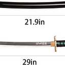 SV Anime Demon Slayer Sword Katana 31 Inch Decorative Collectible Gift Cosplay 