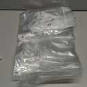 AmazerBath Heavy Duty Shower Curtain Liner 12 Gauge, 72 x 84 Inches Clear Shower Curtain Liner with 3 Clear Stones and 12 Grommet Holes, Weighted Plastic Shower Liner