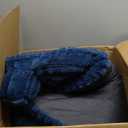 Bedsure ComfyFleece Orthopedic Dog Beds Large Sized Dog, Waterproof Memory Foam Pet Bed with Sides, Non-Slip Bottom and Egg-Crate Foam Large Pet Couch Sofa with Washable Corduroy Cover, Blue (35.0"L x 25.0"W x 7"Th)