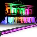 LED Wall Washer Light, 336 LEDs 70W RGB DJ Lights Bar Stage Light Support DMX & RDM Control Dj Party Lights for Indoor Disco Party Church Birthday Bar Wedding (Stage Light 1 PC)