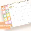 Blue Sky Brook Gossen 2026-2027 15 Month Monthly Academic Year Wall Calendar, April 2026 - June 2027, 15" x 12", Durable Twin Wire Binding, Colorful Interior, Perfect For Home, Office And Classroom, Daisy Checkers