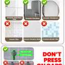2 x Corner Shower Caddy Suction Cup,Shower Shelves with Hooks,No Drilling Powerful Suction Bathroom Organizers and Storage,Removable Waterproof Rustproof Shower Bathroom Accessories Decor(Grey 2Pack)