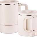 Small Portable Electric Kettle, 0.8L Foldable Mini Travel Electric Kettle, 304 Stainless Steel Multifunctional Collapsible Electric Cooker Pot