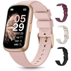 Fitness Tracker, Smart Watches for Women with 24/7 Heart Rate Monitor, Sleep Tracker, Breathing Training, 1.47" Fitness Watches for Women with 24 Sports Modes, Activity Tracker as Gift (4 Bands)