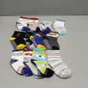 Evercute Toddler Girls Grip Socks 12 Pack Boys Non Slip Socks for Kids Anti Skid, Size 1-3T