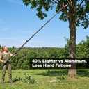 DOBEN 27FT Lightweight Carbon Fiber Manual Pole Saw for Tree Trimming