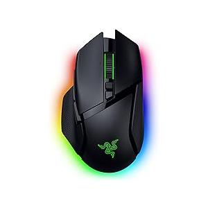 Razer Basilisk V3 Pro 35K Wireless Gaming Mouse: HyperScroll Tilt Wheel - 35K DPI Optical Sensor Gen 2-13 Customizable Controls -RGB - Optical Switches Gen 3 - Up to 140 Hr Battery - Black