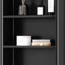 Stainless Steel Shower Niche 12" X 30", No Tile Needed Wall Niche Three-Tiers, Recessed Shower Shelf for Bathroom Storage, Matte Black