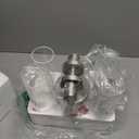 2 Light Bathroom Wall Sconces Set of 2,Modern Farmhouse Brushed Nickel Bathroom Light Fixture Over Mirror with Clear Glass Shade,Vanity Light for Hallway Cabinet Bedroom Stairway Porch