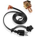Engine Block Immersion Heater 3100003 Engine Block Immersion Heater Fit for Eagle, Jaguar, Jeep, Renault, Rover, Kubota, Massey, Perkins, Yanmar1" NPT Thread Brass Adapter, 400 Watts, 120 Volts