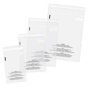 Spartan Industrial - Poly Bag Bundle Combo Pack of 400-6X9, 8X10, 9X12, 11X14 Self Seal Clear Plastic Bags With Suffocation Warning (Poly Bag Bundle)