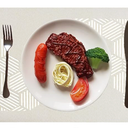 Cloth Placemats Set of 1 for Dining Table, Decorative Placemats with Hollow Design Table Cloth Set, Table Mats for Dining Table 12"x18" Cream