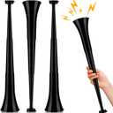 4 Pcs Vuvuzelas Soccer Horn Collapsible Stadium Hockey Blow Stadium Noise Maker Loud Sound Handheld Sports Horn Noisemaker for Sports Events Parties Accessories