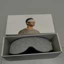 Ostrichpillow Eye Mask, Sleep Mask for Men Women 100% Blackout, No Pressure On Eyes, Soft & Breathable, Adjustable Fit, Travel Bag Included