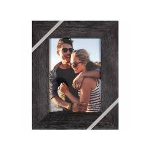 Malden Walnut Metal Frame with Edge, 5 x 7 in