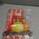 4 Pieces Christmas Red Brick Wall Party Backdrop Red Brick Wrapping Paper Fireplace Backdrop Decorations Artificial Fire Flame Cardboard 3D Campfire Fake Centerpiece, Tablecloth for Party Background