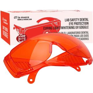 Curing Light Glasses Dental, Teeth Whitening Safety Glasses, Dental Eyewear LED Protective Goggles, 1 Pack