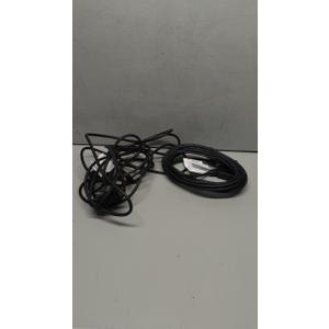 DEWENWILS 25FT Christmas Outdoor Extension Cord, 16/3 SJTW Tri-Tap Power Cable, Weatherproof, Heavy Duty Extension Cord for Holiday Decoration and Landscaping Lights, ETL Listed, Black, 2 Pack