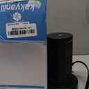 115W USB Charging Station, Surge Protector Power Strip Tower, 9 AC Outlets with 8 USB Ports(4 USB-C), 6Ft Flat Plug Retractable Extension Cord, for Home Office Dorm, Black