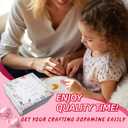 10PCS Punch Needle Coaster Kit, for Beginners, Children and Adultspunch Needle Embroidery Kit, Includes Pattern, Tools, Yarn, Hoop, Instructions