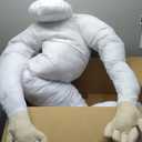 Kathfly 6 Foot Halloween Full Size Posing Dummy Tall Posable Halloween Decor Poseable Mannequin with Hands Holiday Decor(White Color)
