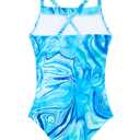 Girls Bathing Suits UPF 50+ Swimsuits Quick-Dry Cross-Strap for Toddlers & Kids 3-12T Sleeveless Sun Protection