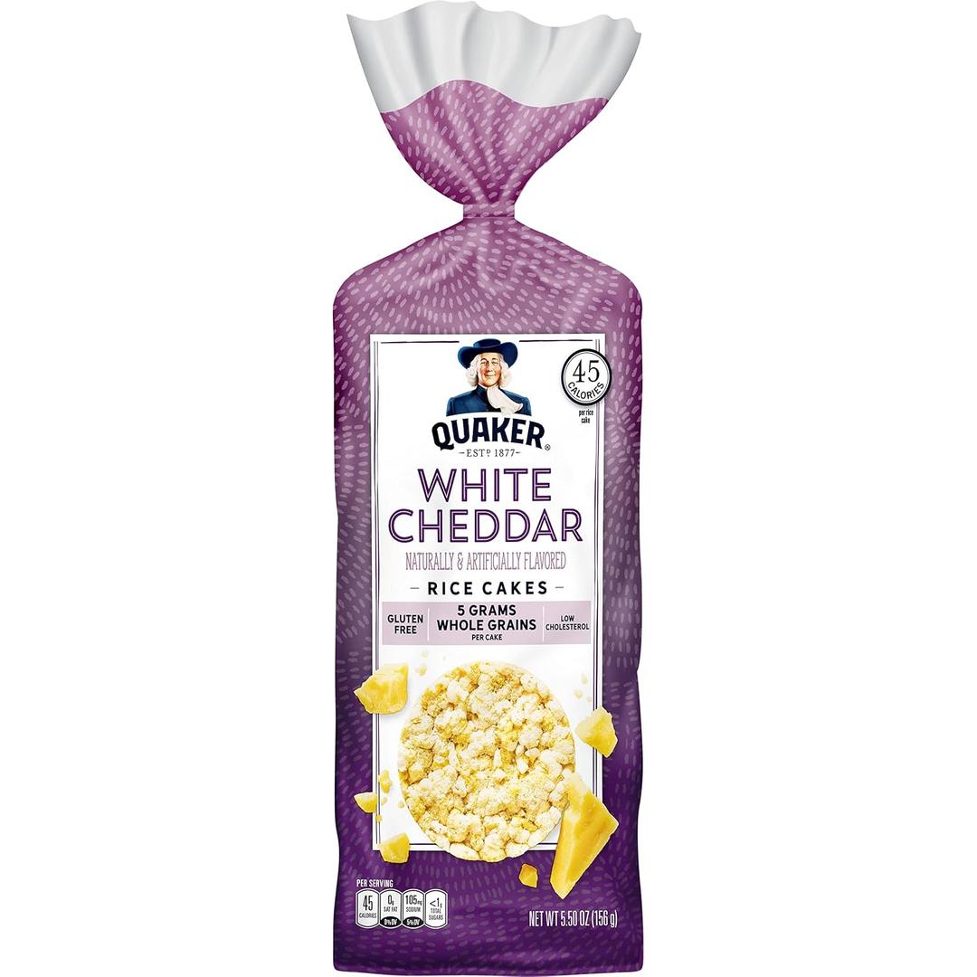Quaker Rice Cakes, White Cheddar, 5.50 oz (EXP 09/09/25)