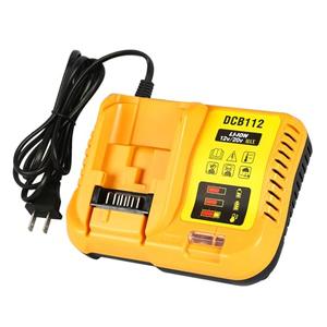 Lenoya DCB112 Charger Repalcement for Dewalt 12v/20v Battery Charger Compatible with Dewalt 12v/20v Max Battery DCB200 DCB203 DCB125 DCB107 Yellow