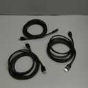 Amazon Basics HDMI Cable, 3-Pack, 10ft, 4K@60Hz, High-Speed 4K HDMI 2.0 Cord (18Gbps), 2160p, 48 bit, Compatible with TV/PS5/Xbox/Roku, Black