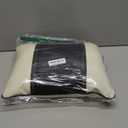 Car Pillows Napa Leather Car Seat Rest Cushion Car Lumbar Pillow for Mercedes Benz Maybach S-Class Lumbar Support Pillow car AccessoriesBeige Black