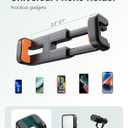 Phone Tripod with Light, Portable and Flexible Phone Stand for Video Recording with Wireless Remote, 360 Rotating Tabletop & Travel Tripods for iPhone, Smartphones, Camera