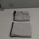 Turle Wax Elite Detail Waffle Drying & Detailing Towels 16x24 in 2 Pack, Gray