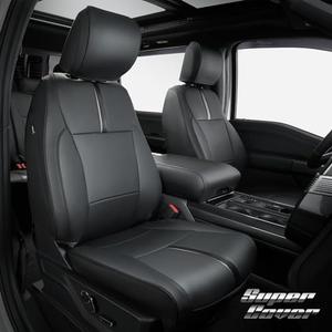 Super Cover® for Ford F150 Seat Covers,for 2015-2023 2024 2025 for F150 Leather Truck Seat Cover,for F150 Accessories 2016 2017 2018 2019 2020 2021 2022,Only Fit for XL/XLT 1st Row Bucket Seat