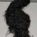 30 Inch Long Black Ponytail Extension for Women Curly Wavy Claw Clip in Pony Tails Hair Extensions Fluffy Synthetic Drawstring Hairpiece for Half Up Half Down Style Natural Faux Hair