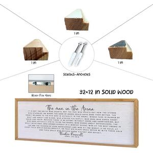 Surfapans Master Bedroom Above Bed Wall Decor 32"12" Always Kiss Me Goodnight Sign Rustic Farmhouse Couples Over Bed Romantic Love Quotes Modern Large Wood Frame Horizontal Wall Hanging Art (Black