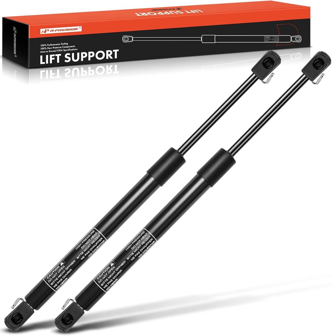 A-Premium Rear Window Glass Lift Supports Shock Struts Compatible with Chevrolet Caprice 91-96 Oldsmobile Custom Cruiser Roadmaster 91-92 Wagon 2-PC