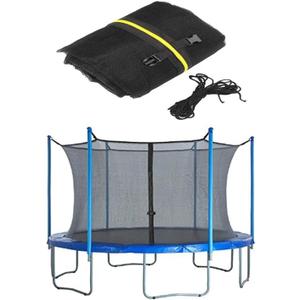 Trampoline Safety Enclosure Net PE Trampoline Flex Net Replacement for 6 Poles Round Frame Trampolines (12")