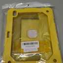 TIMISM Case for iPad (A16) 11th/10th Generation(2025/2022) with Shoulder Strap, Kickstand and Pencil Holder, Translucent Hard PC Back Cover, Heavy Duty Shockproof Rugged Protective Case, Yellow