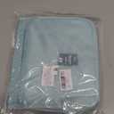 L&FY Hanging Travel Toiletry Bag Women's Cosmetic Organizer Makeup Pouch Men's Shaving Kits With Handle(Lake Blue)