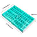 Dental Preformed Temporary Crown Primary Molar Metal Stainless Steel Teeth Crown Dentistry Orthodontic Material Therapy Tools for Kid and Adult 48Pcs/Box